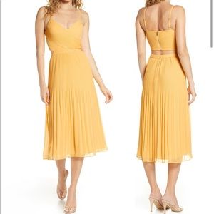 Ali & Jay For The Gram Midi Chiffon Dress Size L